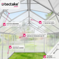 Serre de Jardin avec Fondation Isolation Thermique