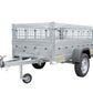 Top remorque garden trailer 200 kipp avec rehausses grillagées et roue jockey – Neuf – Prix Destockage