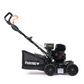 Scarificateur a gazon thermique - 212cm3 largeur 40cm sac 45l 18 lames 24 griffes
