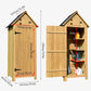 Armoire Abri de Jardin - 3 Étagères