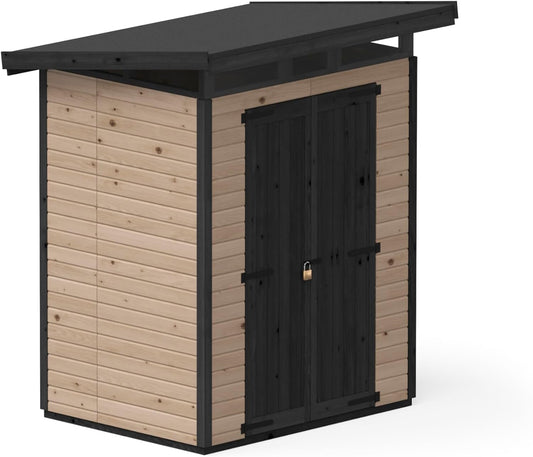 Abri de Jardin - Robuste Cabane à Outils en Bois