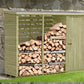 Abri pour Bois de Cheminée - Panneau Arrière