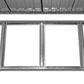Abri de jardin en métal gris 257x205x177cm