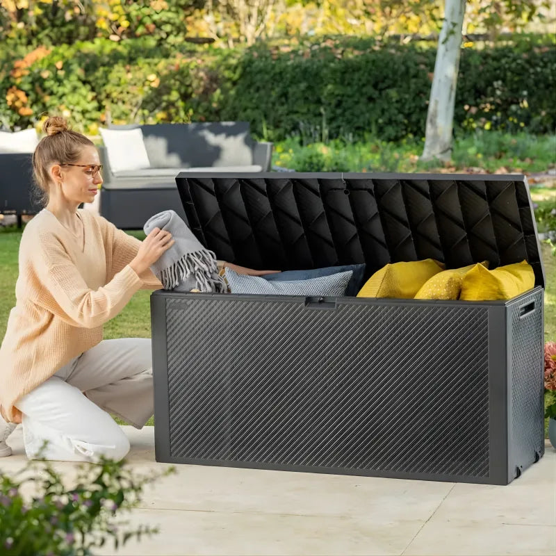 Coffre de Jardin 270L - Coloris Marron