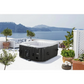 Spa gonflable en PVC - 4 places - Marron/crème