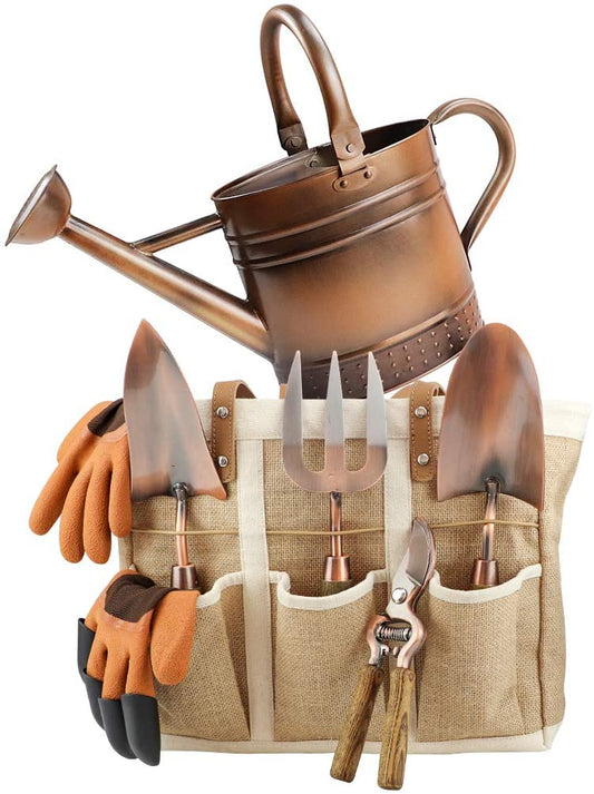 Ensemble d'Outils de Jardin avec Arrosoir