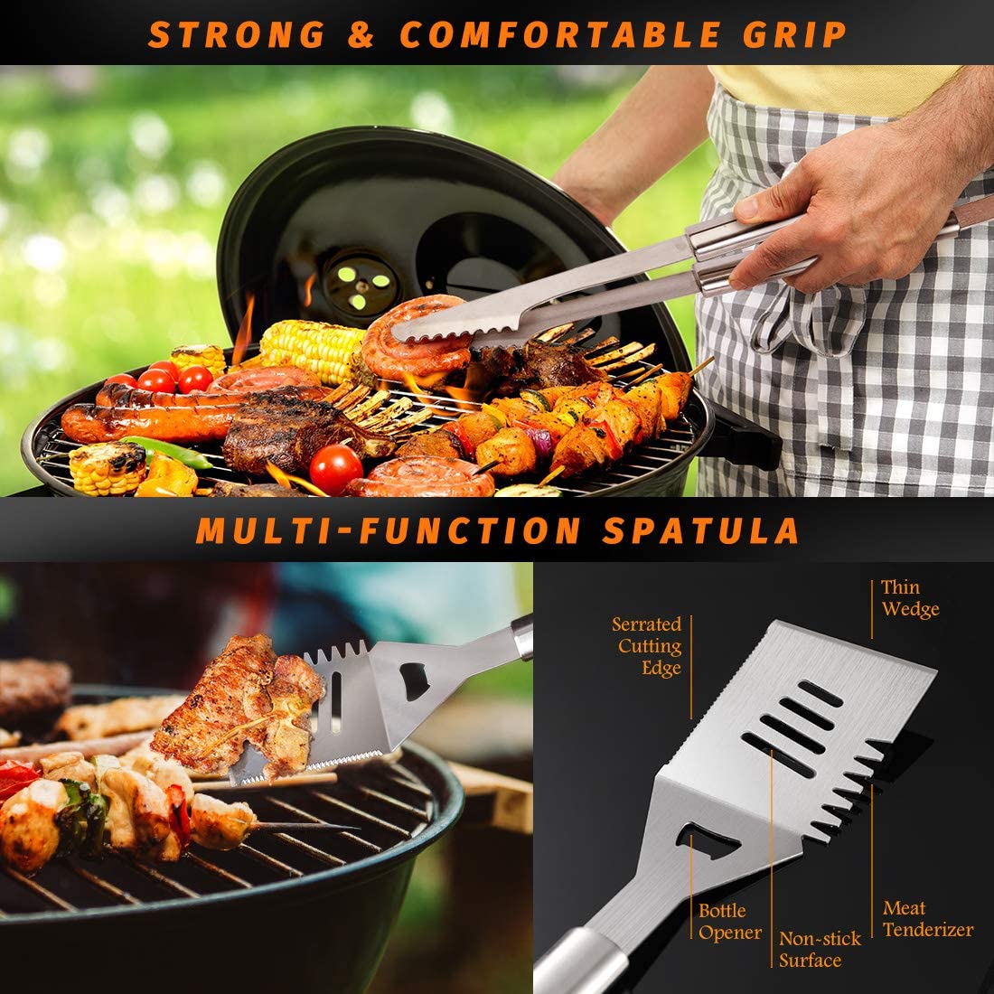 Ensemble d'Outils de Barbecue Haut de Gamme