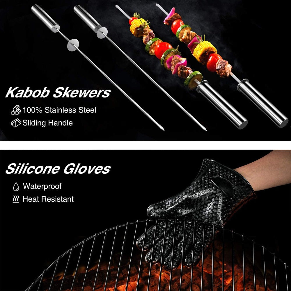 Ensemble d'Outils de Barbecue Haut de Gamme