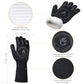 Gants de Barbecue Mitaines Résistantes à la Chaleur