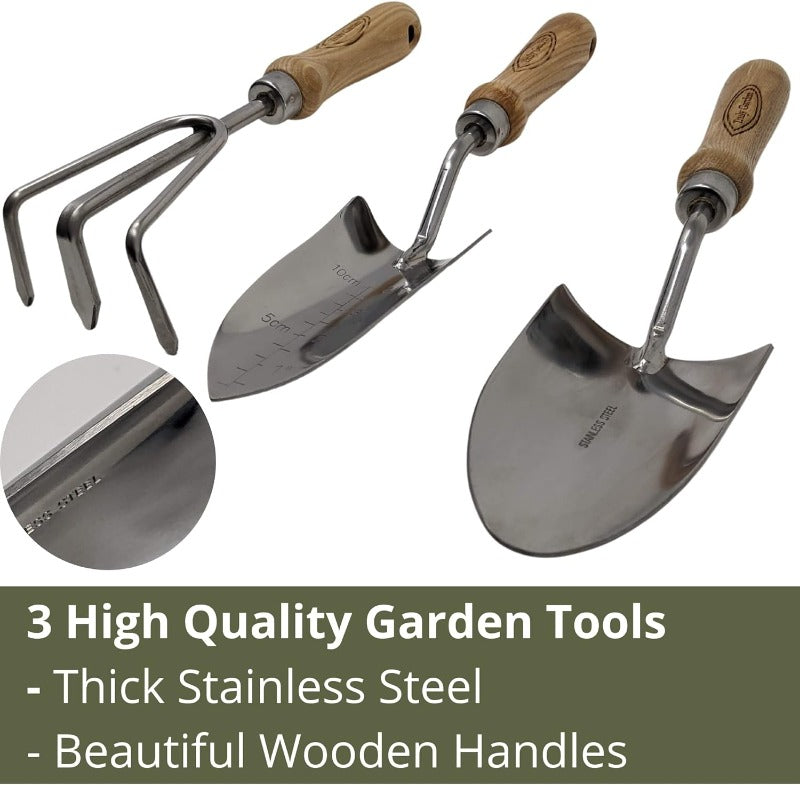 Ensemble et Fourre-Tout d'Outils de Jardin de Qualité