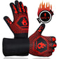 Gants de Barbecue Mitaines Résistantes à la Chaleur
