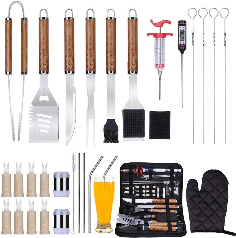 Ensemble d'Outils de Barbecue Haut de Gamme
