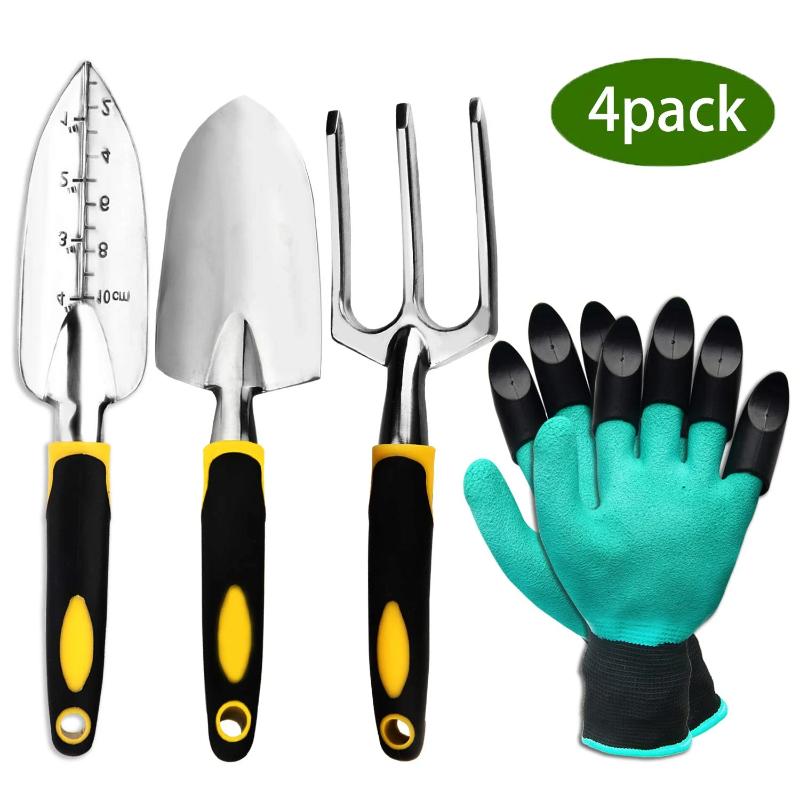 Ensemble d'Outils de Jardin 4 Pièces