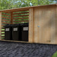 Abri de Jardin 1,1 m2 + Abri à Bûches 3.8 m3