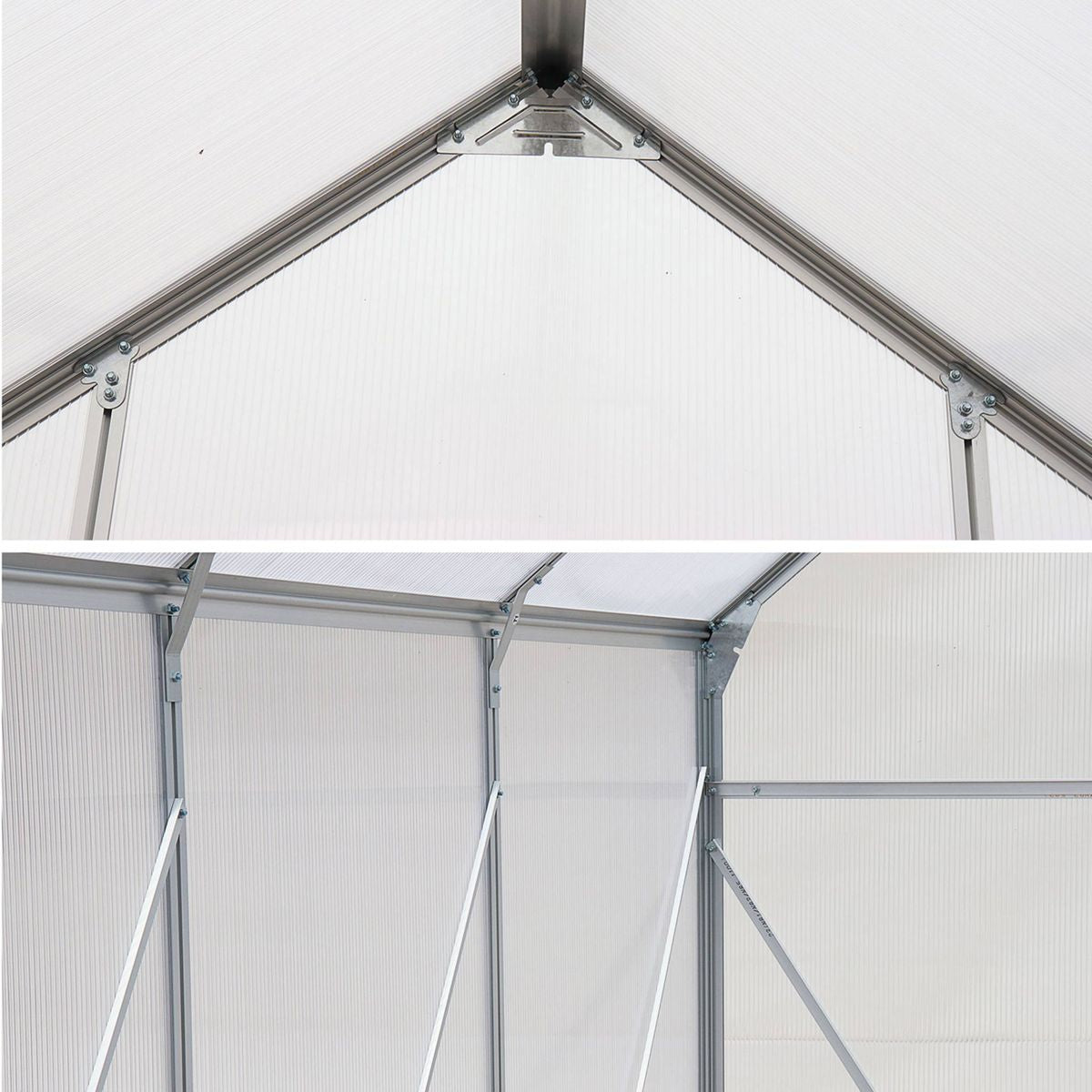 Serre de Jardin Polycarbonate - Structure Aluminium 7m²