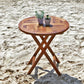 Table de Balcon Rabattable en Bois d’Acacia - 50 x 70cm