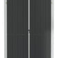 Abri de Jardin Gris - 116x45x175 cm - Acier Galvanisé