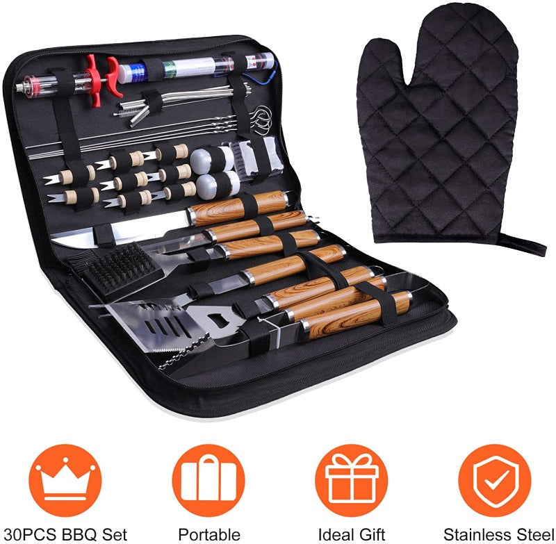 Ensemble d'Outils de Barbecue Haut de Gamme