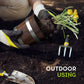 Jardinières en Bois Rustiques avec Ensemble d'Outils de Jardin