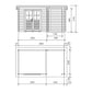 Abri de jardin bois Katy – 4,44 + 3 m² – Prix d’usine
