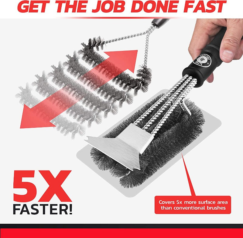 Brosse et Grattoir pour Grill
