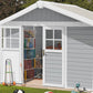 Abri de Jardin en PVC - 7,5m²