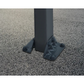 Carport aluminium et polycarbonate, H 242 cm x L 359 cm x P 435 cm