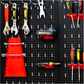 Organisateur d'Outils Mural en Panneau Perforé - Métal