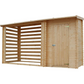 Abri de Jardin 1,1 m2 + Abri à Bûches 3.8 m3