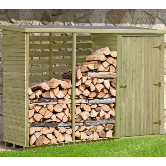 Abri pour Bois de Cheminée - Panneau Arrière
