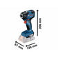 Visseuse à chocs sans-fil BOSCH GDR 18V-200 - 0 601 9J2 105 Professional - Machine nue en carton