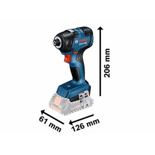 Visseuse à chocs sans-fil BOSCH GDR 18V-200 - 0 601 9J2 105 Professional - Machine nue en carton