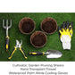 Jardinières en Bois Rustiques avec Ensemble d'Outils de Jardin