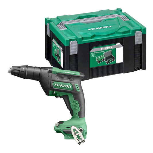Visseuse plaques de plâtres automatique 18 V Brushless HIKOKI W18DAW2Z en HitCase III (Machine nue)