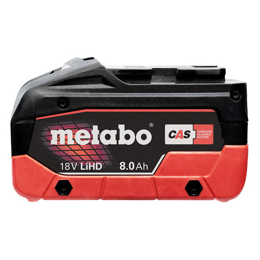 Batterie 8,0Ah METABO LIHD 18V 625369000