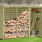 Abri pour Bois de Cheminée - Panneau Arrière