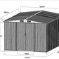 Abri de jardin en acier galvanisé gris 12,5 m² – Prix d’usines