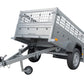 Top remorque garden trailer 200 kipp avec rehausses grillagées et roue jockey – Neuf – Prix Destockage