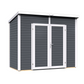 Abri de Jardin en Bois Anthracite - 3,49m²