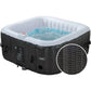 Spa gonflable en PVC - 4 places - Marron/crème