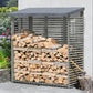 Abri pour Bois de Cheminée - 188 x 69 x 183 cm
