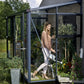 Serre Veranda Aluminium Anthracite et Verre Trempé - 4,4m²