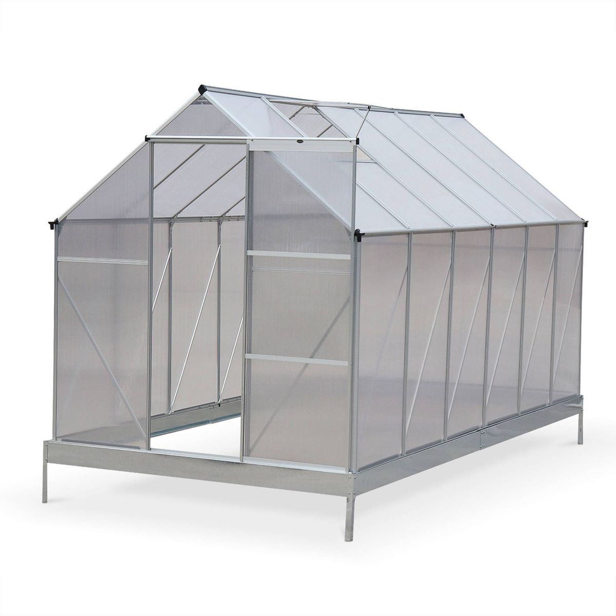 Serre de Jardin Polycarbonate - Structure Aluminium 7m²