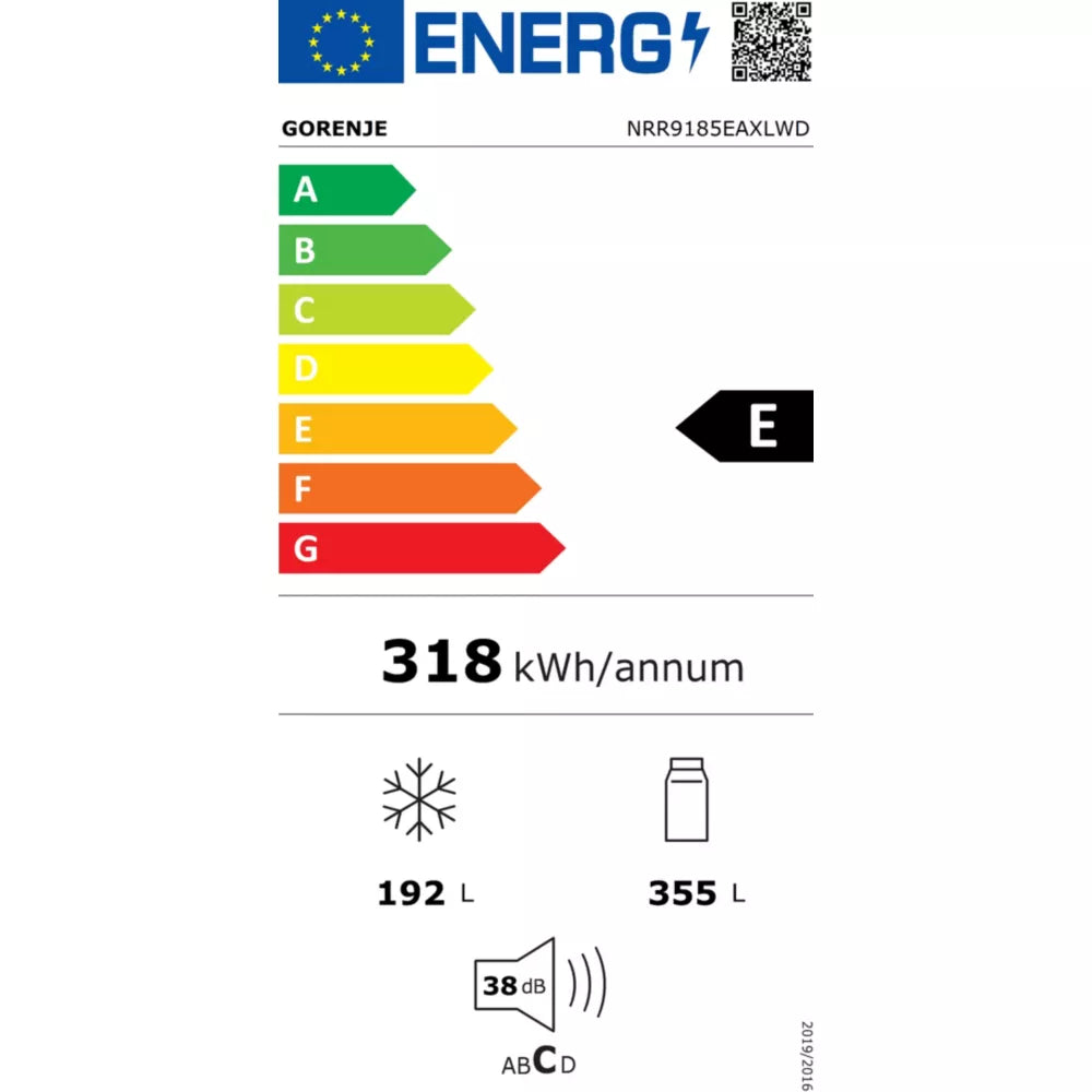 Réfrigérateur Américain Gorenje – Neuf