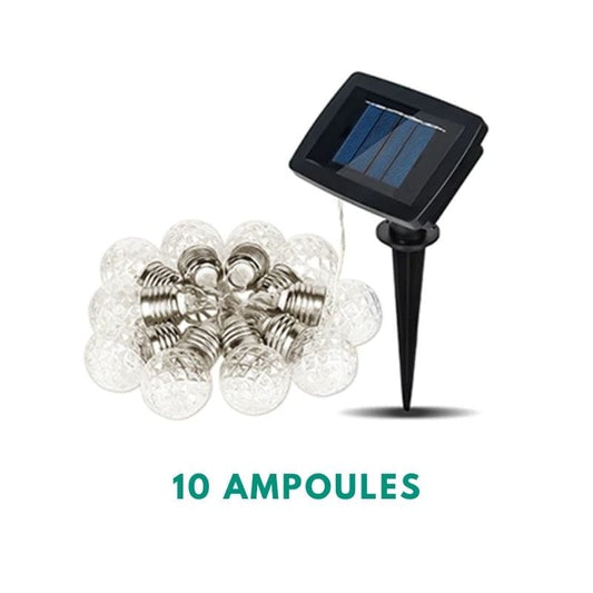 Guirlande Guinguette Solaire avec Ampoules
