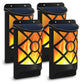 Lampe Murale Solaire Effet Flamme