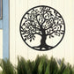 Décoration Murale Extérieure "Arbre de Vie" en Metal