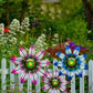 Décoration Murale Extérieure " Fleurs Colorées "