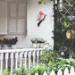 Décoration Murale Extérieure "Perruche sur sa Branche"