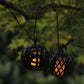 Guirlande de Lanterne Solaire Effet Flamme